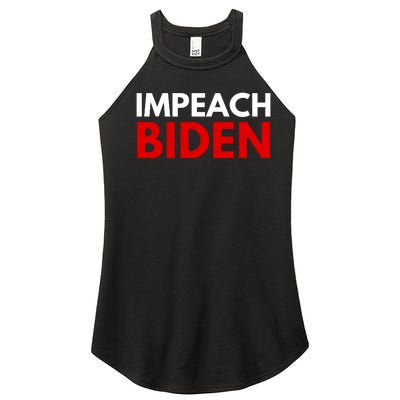 Impeach Biden Women’s Perfect Tri Rocker Tank