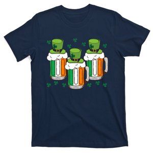 Irish Beer Ireland Flag St Patricks Day Leprechaun T-Shirt