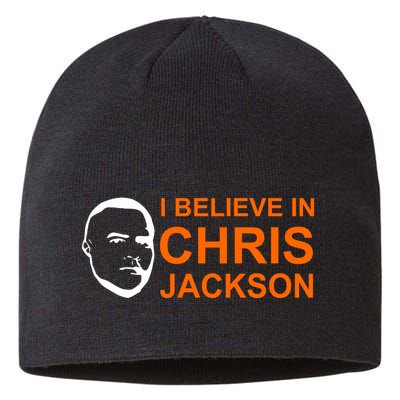 I Believe In Chris Jackson Christopher Quote Faith Sustainable Beanie