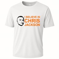 I Believe In Chris Jackson Christopher Quote Faith Cooling Performance Crew T-Shirt