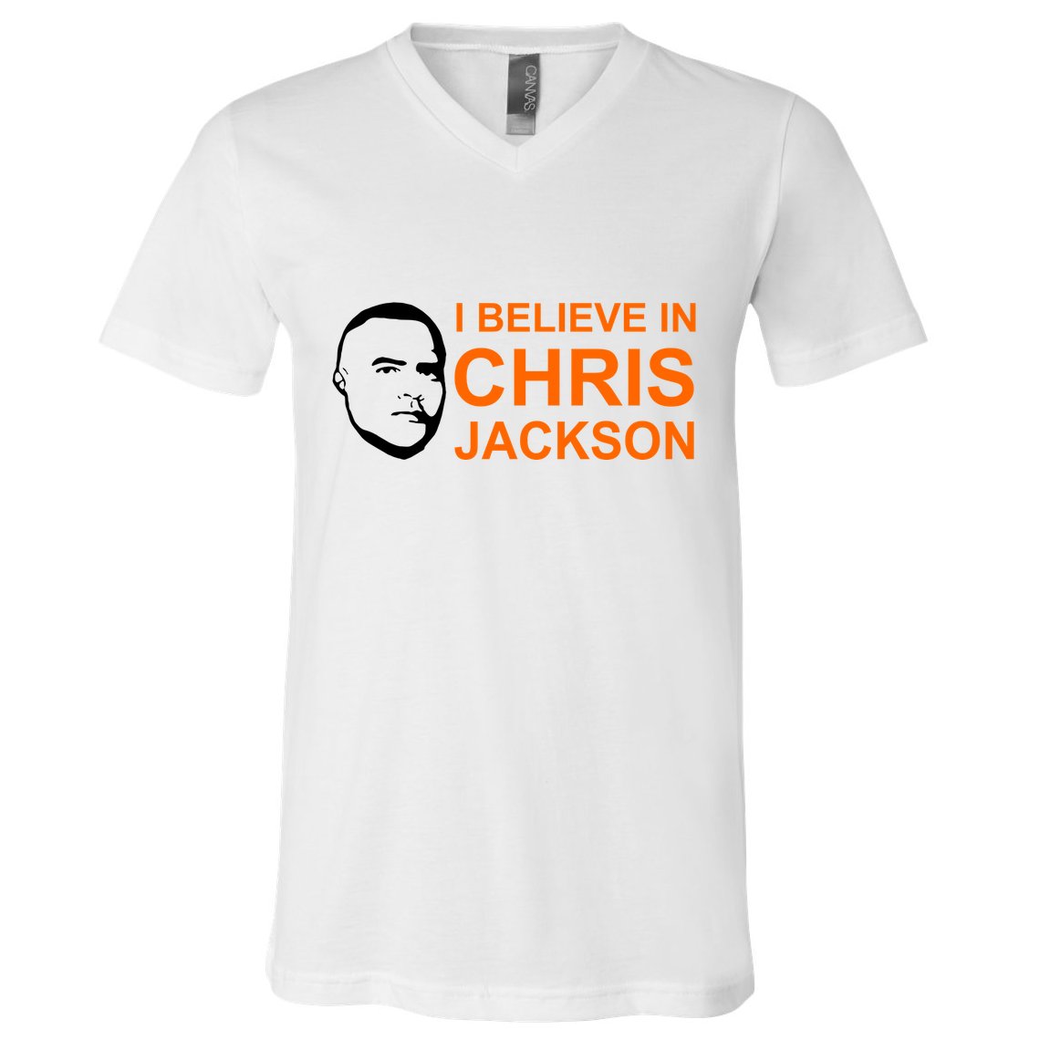 I Believe In Chris Jackson Christopher Quote Faith V-Neck T-Shirt