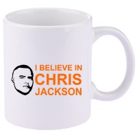 I Believe In Chris Jackson Christopher Quote Faith 11oz C Handle Ceramic Mug