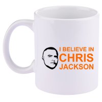 I Believe In Chris Jackson Christopher Quote Faith 11oz C Handle Ceramic Mug