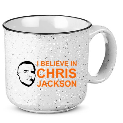I Believe In Chris Jackson Christopher Quote Faith 15oz Campfire Ceramic Mug