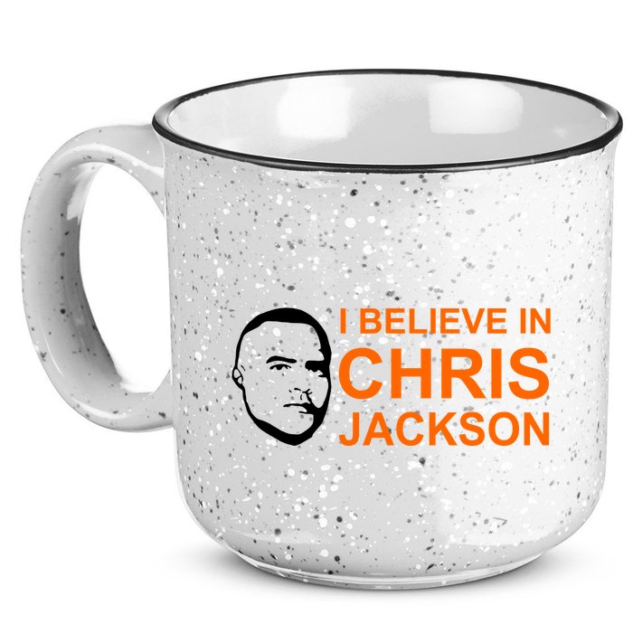 I Believe In Chris Jackson Christopher Quote Faith 15oz Campfire Ceramic Mug