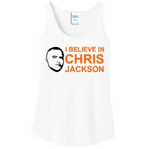 I Believe In Chris Jackson Christopher Quote Faith Ladies Essential Tank