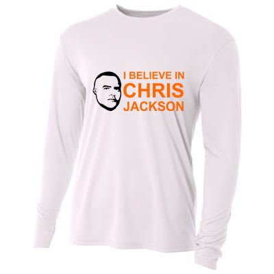 I Believe In Chris Jackson Christopher Quote Faith Cooling Performance Long Sleeve Crew
