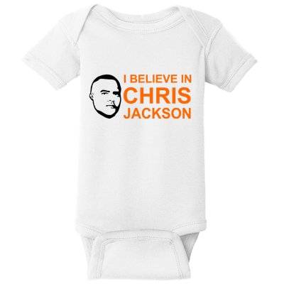 I Believe In Chris Jackson Christopher Quote Faith Baby Bodysuit