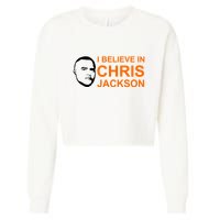 I Believe In Chris Jackson Christopher Quote Faith Cropped Pullover Crew