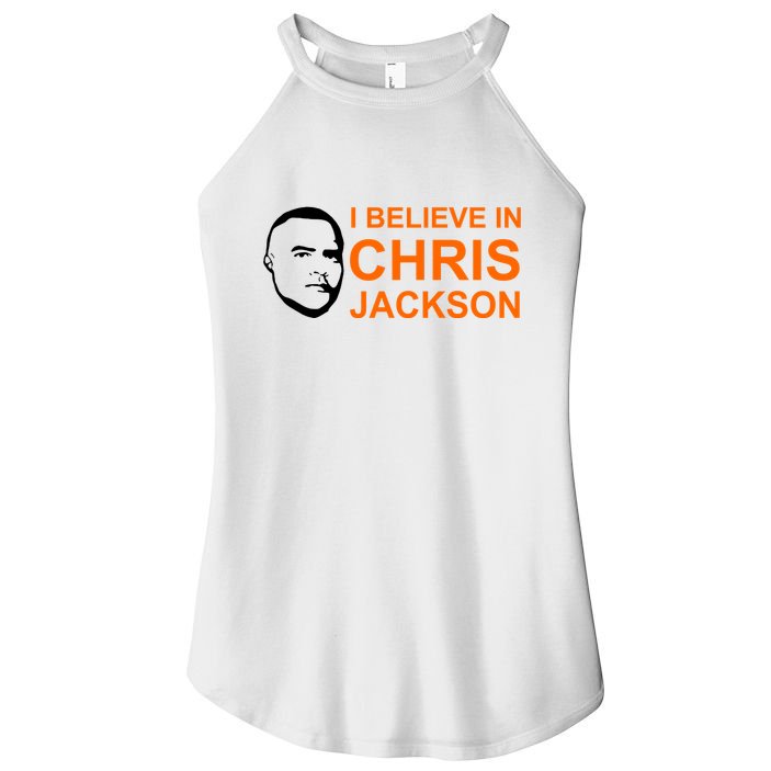 I Believe In Chris Jackson Christopher Quote Faith Women's Perfect Tri Rocker Tank