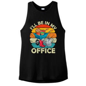 I'll Be In My Office Garden Gardening Farmer Gift Mom Dad Meaningful Gift Ladies PosiCharge Tri-Blend Wicking Tank