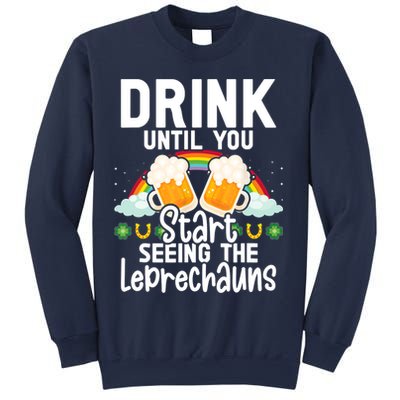 Irish Beer Ireland Flag St. Patricks Day Leprechau Sweatshirt