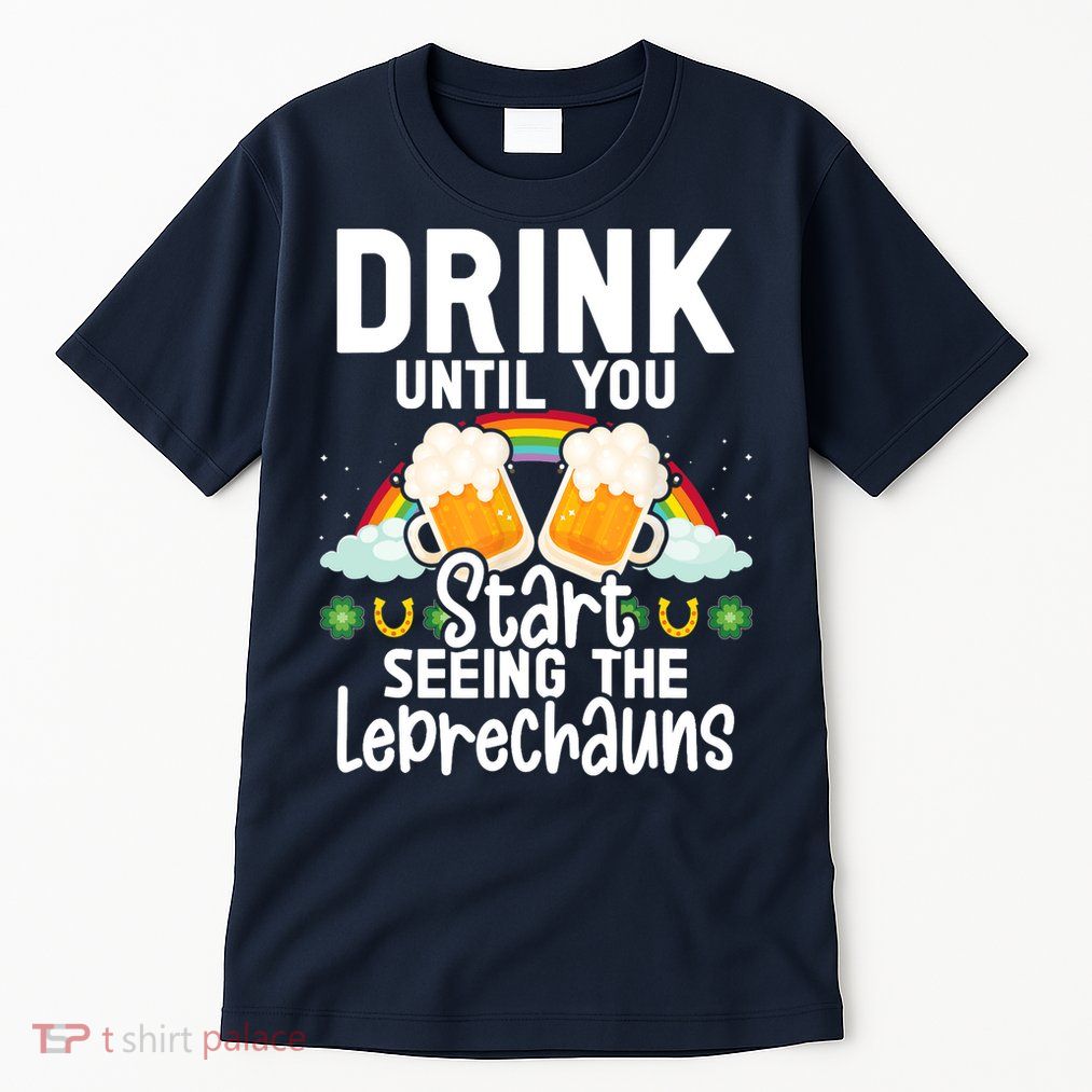 Irish Beer Ireland Flag St. Patricks Day Leprechau Tall T-Shirt