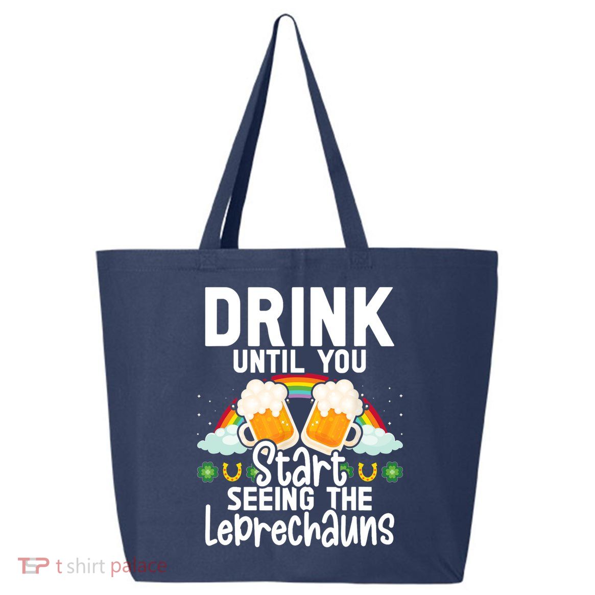 Irish Beer Ireland Flag St. Patricks Day Leprechau 25L Jumbo Tote