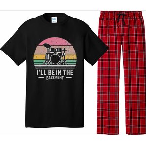 ILl Be In The Basement Drums Retro Pajama Set