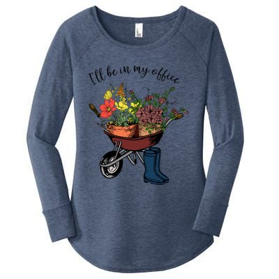 I'll Be In My Office Garden Gift Gardener Gardening Gift Women's Perfect Tri Tunic Long Sleeve Shirt