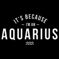 It's Because I'm An Aquarius Zodiac Sign Astrology 16 in Basic Backpack
