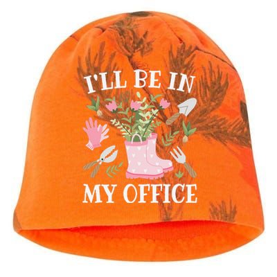 I'll Be In My Office Funny Gardening Garden Plant Gardener Kati - Camo Knit Beanie