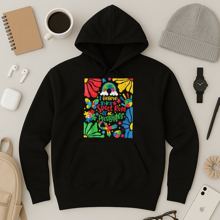 I Believe In A Spectrum Of Possibilities Autism Awareness Hoodie