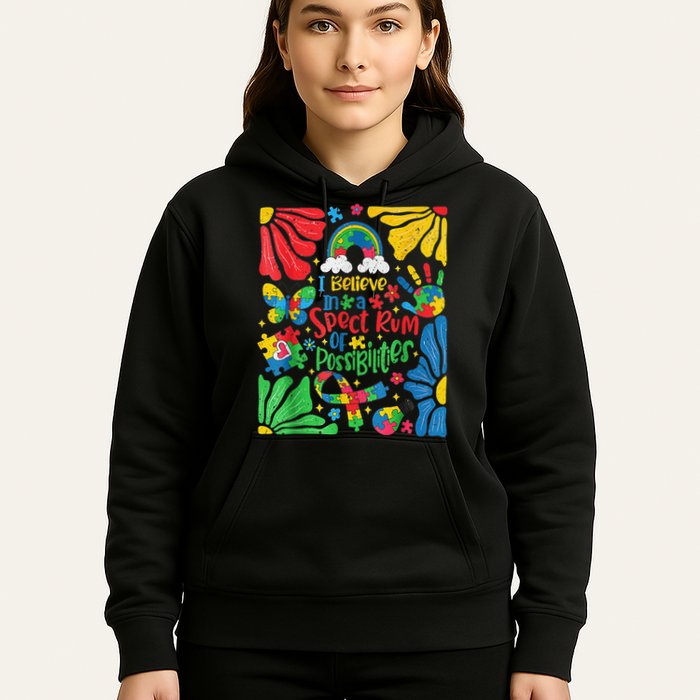I Believe In A Spectrum Of Possibilities Autism Awareness Hoodie