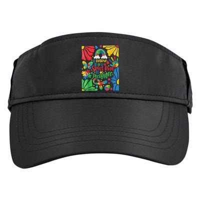 I Believe In A Spectrum Of Possibilities Autism Awareness Adult Drive Performance Visor
