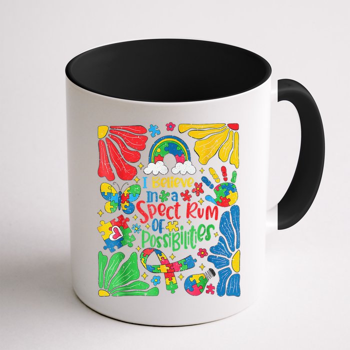 I Believe In A Spectrum Of Possibilities Autism Awareness Mug