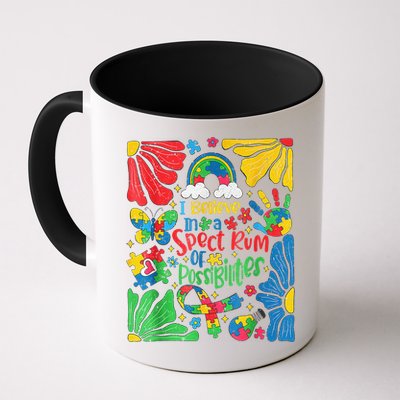 I Believe In A Spectrum Of Possibilities Autism Awareness Mug