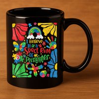 I Believe In A Spectrum Of Possibilities Autism Awareness 11oz C Handle Ceramic Mug