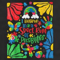 I Believe In A Spectrum Of Possibilities Autism Awareness 11oz C Handle Ceramic Mug