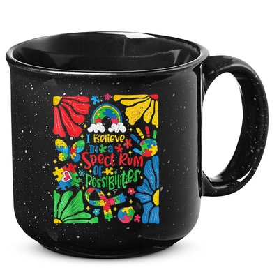 I Believe In A Spectrum Of Possibilities Autism Awareness 15oz Campfire Ceramic Mug