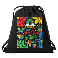 I Believe In A Spectrum Of Possibilities Autism Awareness Drawstring Bag