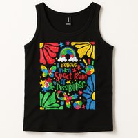 I Believe In A Spectrum Of Possibilities Autism Awareness Tank Top