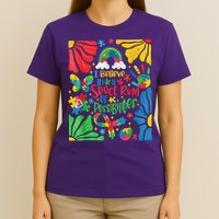 I Believe In A Spectrum Of Possibilities Autism Awareness T-Shirt