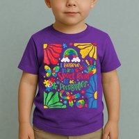 I Believe In A Spectrum Of Possibilities Autism Awareness Toddler T-Shirt
