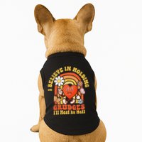 I Believe In Holding Grudges Ill Heal In Hell Rainbow Heart Doggie Tank