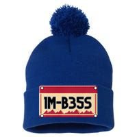 IM Bess Pom Pom 12in Knit Beanie