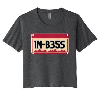 IM Bess Women's Crop Top Tee