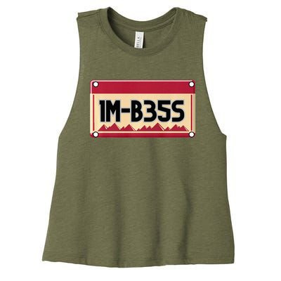 IM Bess Women's Racerback Cropped Tank