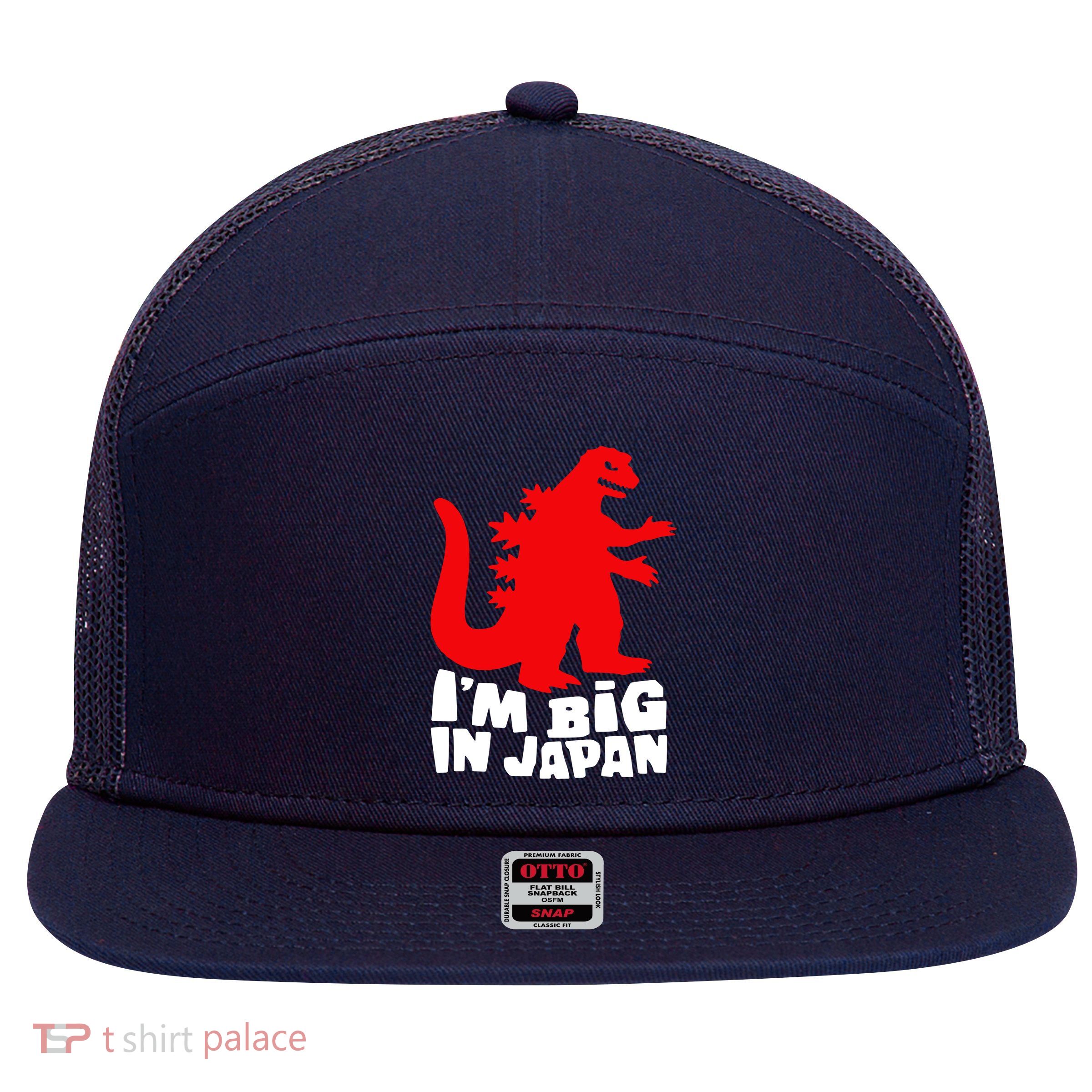 I'm Big In Japan 7 Panel Mesh Trucker Snapback Hat