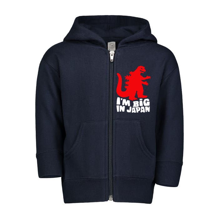 I'm Big In Japan Toddler Zip Fleece Hoodie