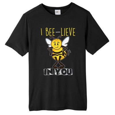 I Beelieve In You Teacher Testing Day Test Day Tall Fusion ChromaSoft Performance T-Shirt