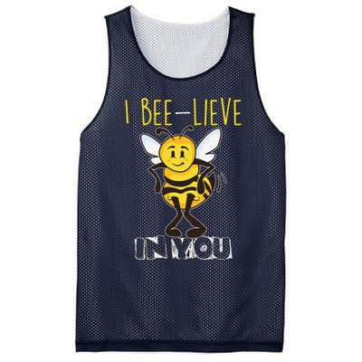 I Beelieve In You Teacher Testing Day Test Day Mesh Reversible Basketball Jersey Tank