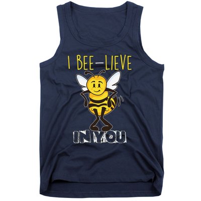 I Beelieve In You Teacher Testing Day Test Day Tank Top