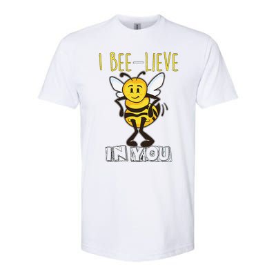 I Beelieve In You Teacher Testing Day Test Day Softstyle CVC T-Shirt