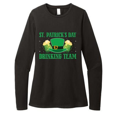 Irish Beer Ireland Flag St. Patricks Day Leprechau Womens CVC Long Sleeve Shirt