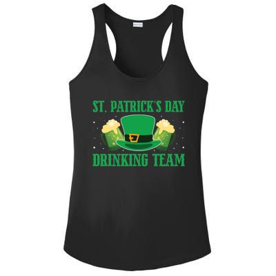 Irish Beer Ireland Flag St. Patricks Day Leprechau Ladies PosiCharge Competitor Racerback Tank