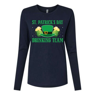 Irish Beer Ireland Flag St. Patricks Day Leprechau Womens Cotton Relaxed Long Sleeve T-Shirt