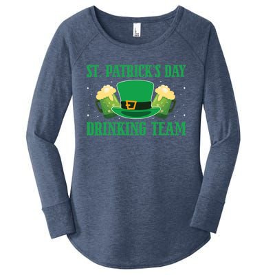 Irish Beer Ireland Flag St. Patricks Day Leprechau Women's Perfect Tri Tunic Long Sleeve Shirt