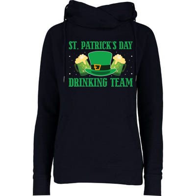 Irish Beer Ireland Flag St. Patricks Day Leprechau Womens Funnel Neck Pullover Hood