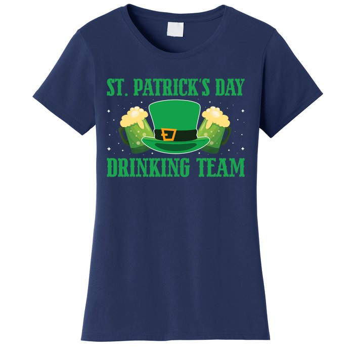 Irish Beer Ireland Flag St. Patricks Day Leprechau Women's T-Shirt